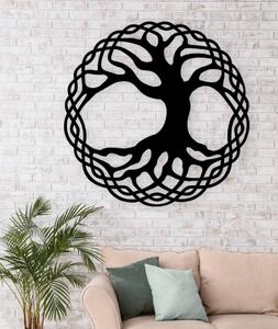 Dřevěná dekorace - Posvátný strom života na stěnu od 2opice.cz Materiál: PŘÍRODNÍ TOPOL, Velikost (mm): 480 x 480