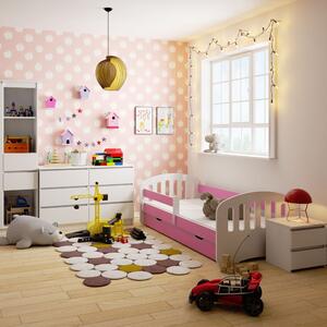 Dětská postel Preena (růžová) (s matrací). 1070761