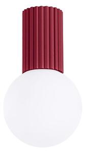 Sollux SL.1748 - Koupelnové stropní svítidlo HALO 1xG9/8W/230V IP44 červená
