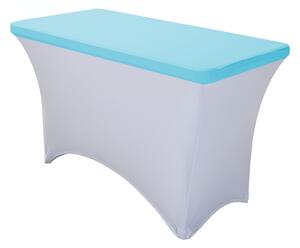 TENTino Elastická čepice STANDARD na desku skládacího stolu 122x60 cm VÍCE BAREV Barva ubrusu: SVĚTLE MODRÁ / SKY BLUE