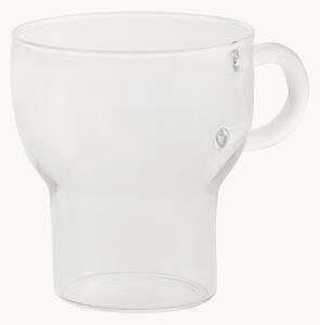 Sada ručně foukaných skleněných hrnků z borosilikátového skla Glas Mug, 2 díly