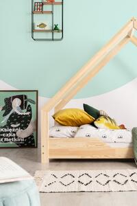 Dětská domečková postel z masivu LOCA B - 160x80 cm