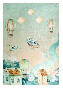 Bellatex Dětský koberec Balón modrošedá, 100 x 150 cm