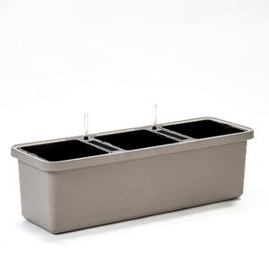 Velkoobjemový truhlík Berberis TRIO 117 cm - taupe