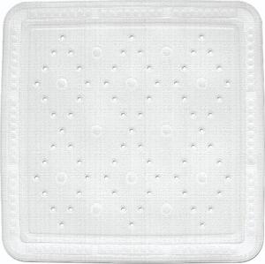 KELA Sprchová rohož KRETA PVC bílá 55x55cm KL-22360