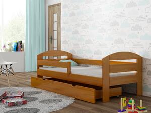 Dětská postel z masivu MAKI - 160x80 cm