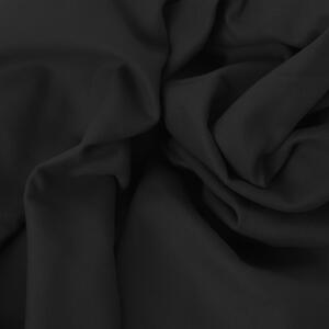 Set černé rychleschnoucí osušky a ručníku DecoKing EKEA, 70 x 140 cm + 30 x 50 cm