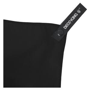 Sada 2 černých rychleschnoucích ručníků DecoKing EKEA, 30 x 50 cm
