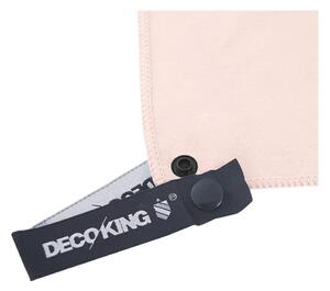 Růžová rychleschnoucí osuška DecoKing EKEA, 60 x 120 cm