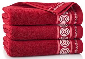 Egyptská bavlna ručníky a osuška Marciano 2 - malinová Velikost: ručníček 30 x 50
