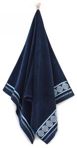Egyptská bavlna ručníky a osuška Marciano 2 - modrý navy Velikost: ručník 50 x 90