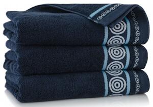 Egyptská bavlna ručníky a osuška Marciano 2 - modrý navy Velikost: osuška 70 x 140