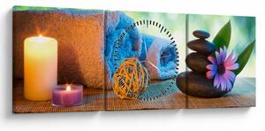 Obraz - Relaxační masérský obraz (s hodinami) (90x30 cm)