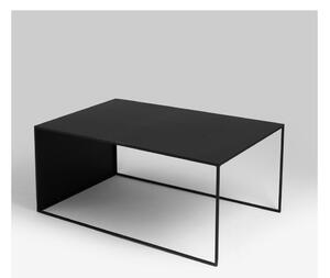Černý konferenční stolek CustomForm 2Wall, délka 100 cm