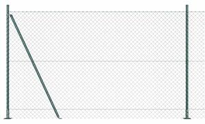 Zábradlí s betonovým základem 10 x 1,4 m Ocel potažená PVC 3351239