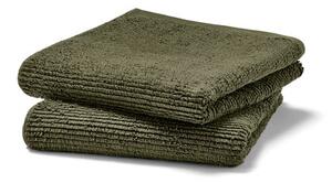Prémiové ručníky, 2 ks, mechově zelené