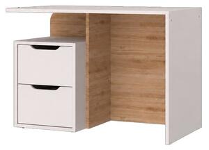 PC stolek Nepia U1 (krémová + dub). Akce -20%