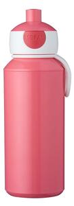 Růžová láhev na vodu Rosti Mepal Pop-Up, 400 ml