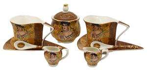 HOME ELEMENTS Porcelánový set - šapo sady, mléčenky a cukřenka - Klimt Adele