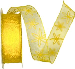 Stuha organzová YELLOW BREEZE 25mm x 2m (12,-Kč/m)