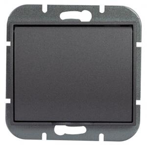 Abex Tlačítkový vypínač Onyx - antracitová WP-6/7O/AN