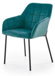 Jídelní židle Lusaka (tmavě zelená). 1008224