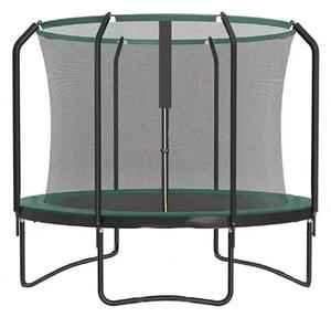 Trampolína s ochrannou sítí zelená 182cm TPL01-6