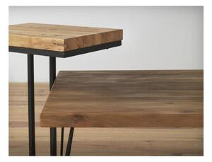 Odkládací stolek s deskou z jilmového dřeva Geese Lorena