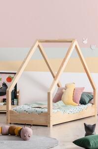 Dětská domečková postel z masivu LOCA D - 160x70 cm