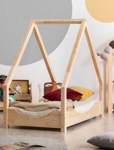 Dětská domečková postel z masivu LOCA E - 170x80 cm
