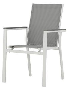 Jídelní židle Parma, 2ks, šedá