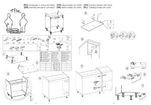 Dolní kuchyňská skříňka pro zabudování dřezu VITO - 60x82x52 cm - béžová lesklá