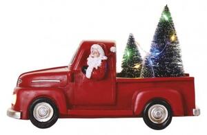 EMOS DCLW09 LED dekorace – Santa v autě, 10cm, vnitřní