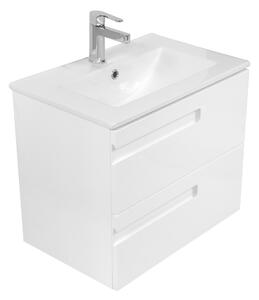 LaVita Floryda skříňka z koupelnové sady 60x39.5x50.5 cm pod umyvadlo závěsná bílá 5908211488134