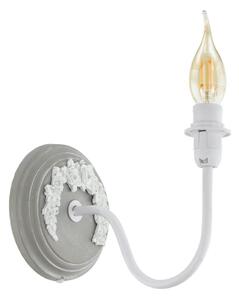 Eglo 33005 - Nástěnná lampa 1xE14/40W/230V bílá/šedá