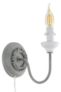 Eglo 33003 - Nástěnná lampa 1xE14/40W/230V šedá