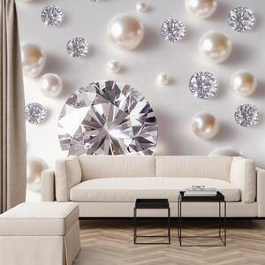 Fototapeta - Perly a diamanty (245x170 cm)