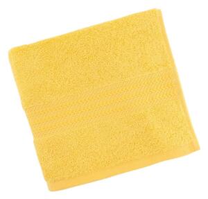 Žlutý ručník z čisté bavlny Foutastic, 50 x 90 cm