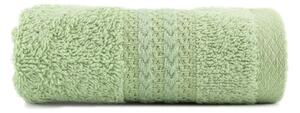 Zelený ručník z čisté bavlny Sunny, 30 x 50 cm