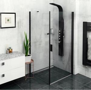 Zoom Line Black Obdélníkový sprchový kout 900x800mm L/R varianta