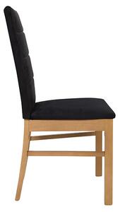 Jídelní židle BRW Ostia D09-TXK (dub přírodní + solar black). 1025962