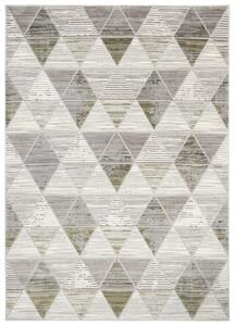Kusový koberec ASTHANE triangl - šedý/zelený