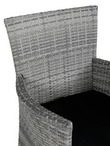 Jídelní židle Knick, 2ks, šedá