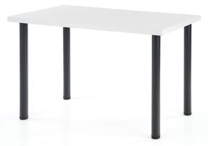 Jídelní stůl Maxom (bílá + černá) (pro 4 osoby). 1028081