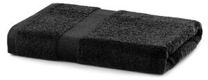 Černý ručník DecoKing Marina, 70 x 140 cm