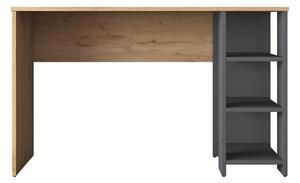 Kalune Design Psací stůl Brana 120 cm ořech/antracit