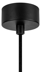 Béžové závěsné svítidlo s černým kabelem Sotto Luce Kami, ⌀ 45 cm
