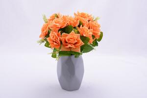 Svazek umělých květin RŮŽE oranžové