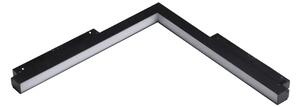 LED svítidlo do lišty Alfa Saga Track Magnetic Corner B 24W 3000K černá