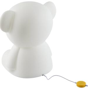 Bílá plastová dětská LED lampa Mr. Maria Boris 36 cm
